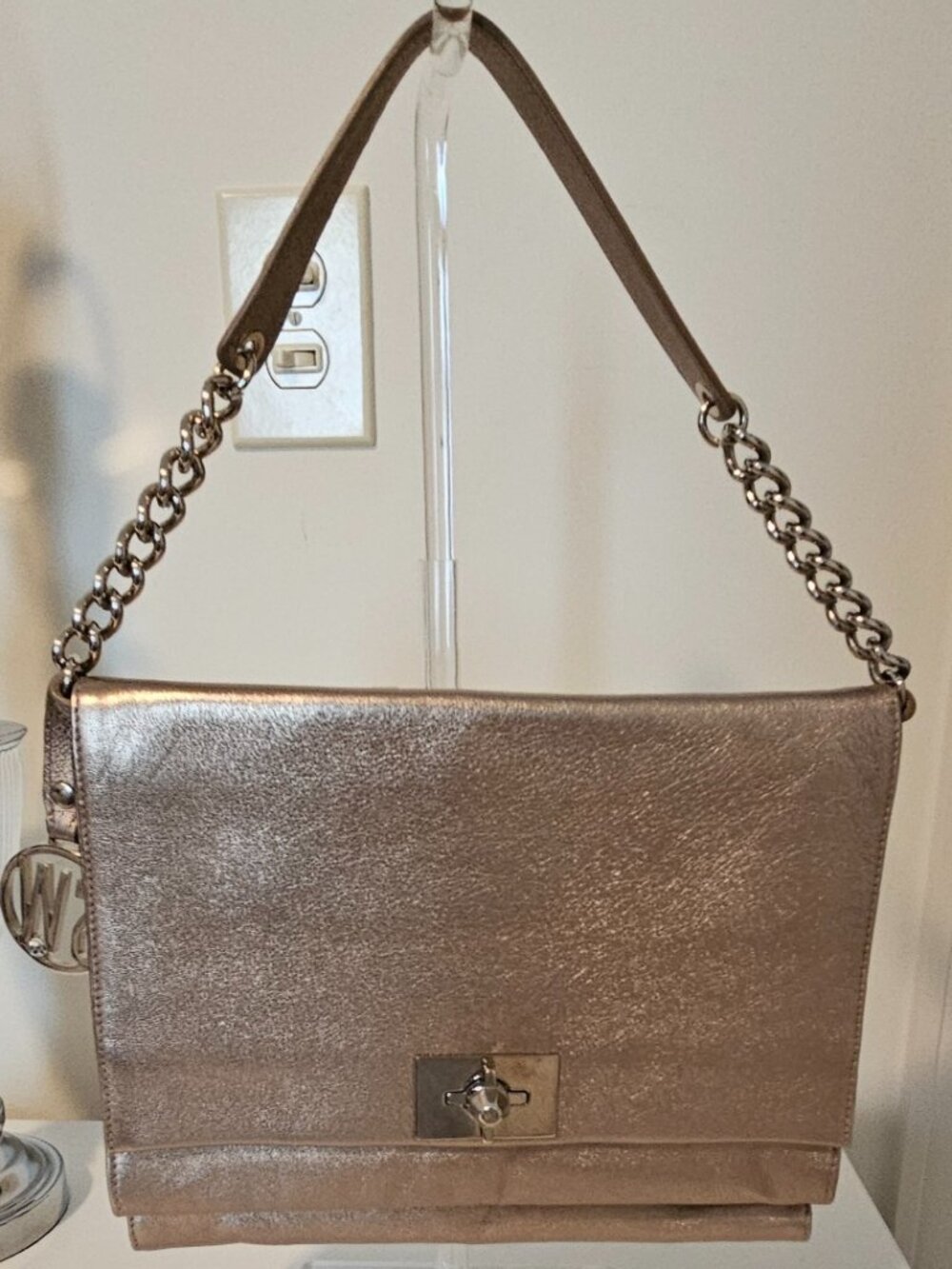 Stuart Weitzman Metallic Shoulder bag
